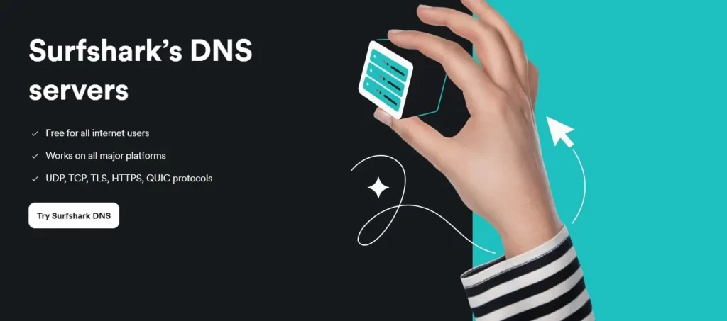 surshark free dns