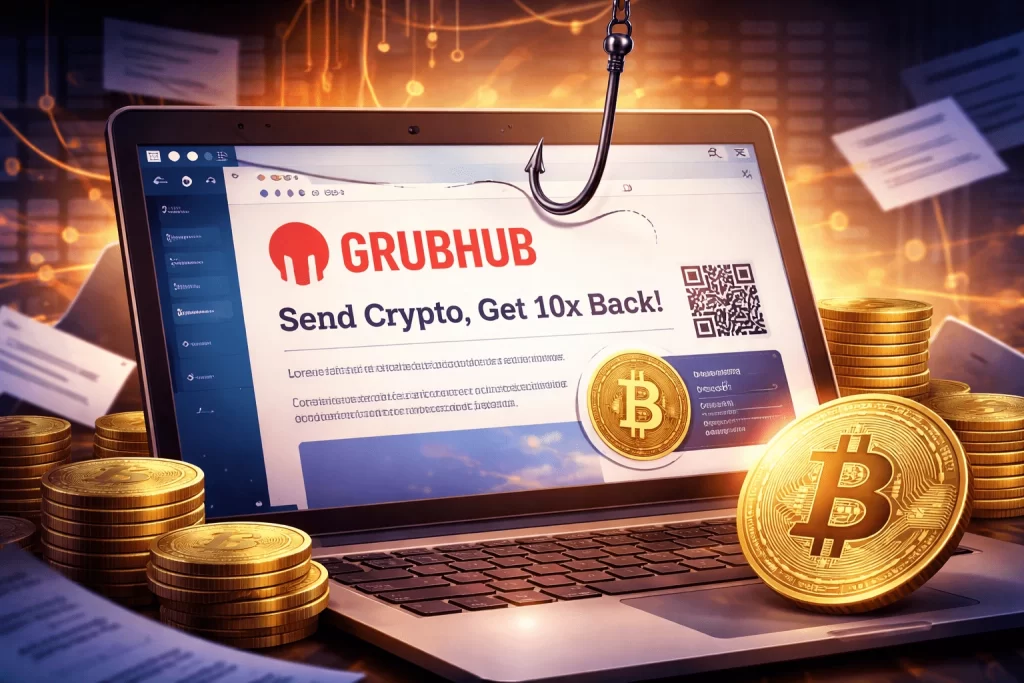 Grubhub Crypto Scam