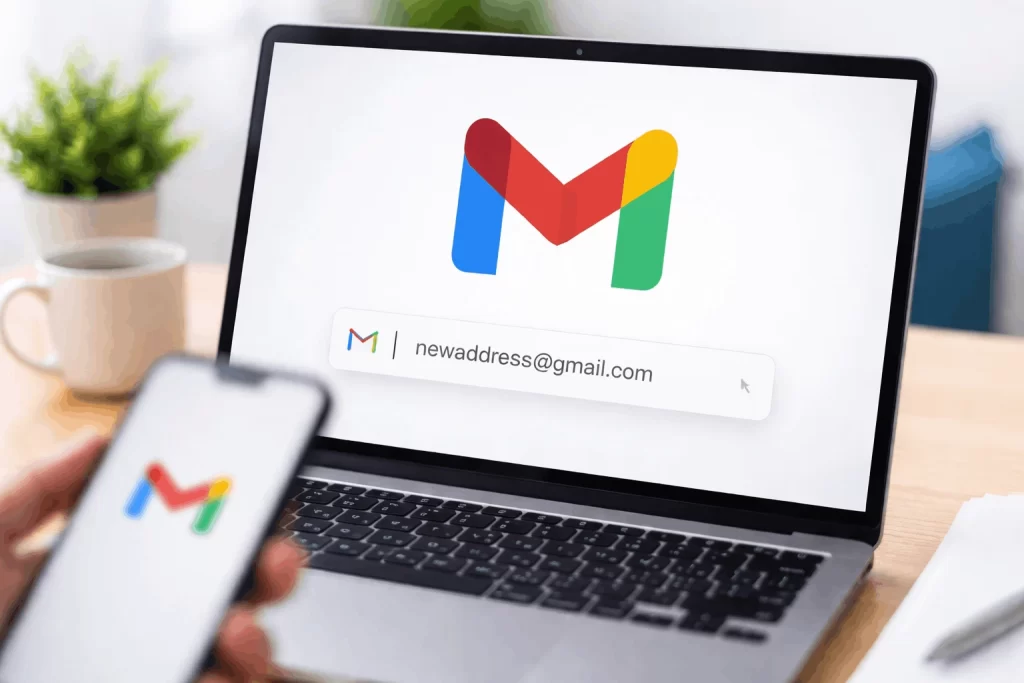 Gmail Address Change