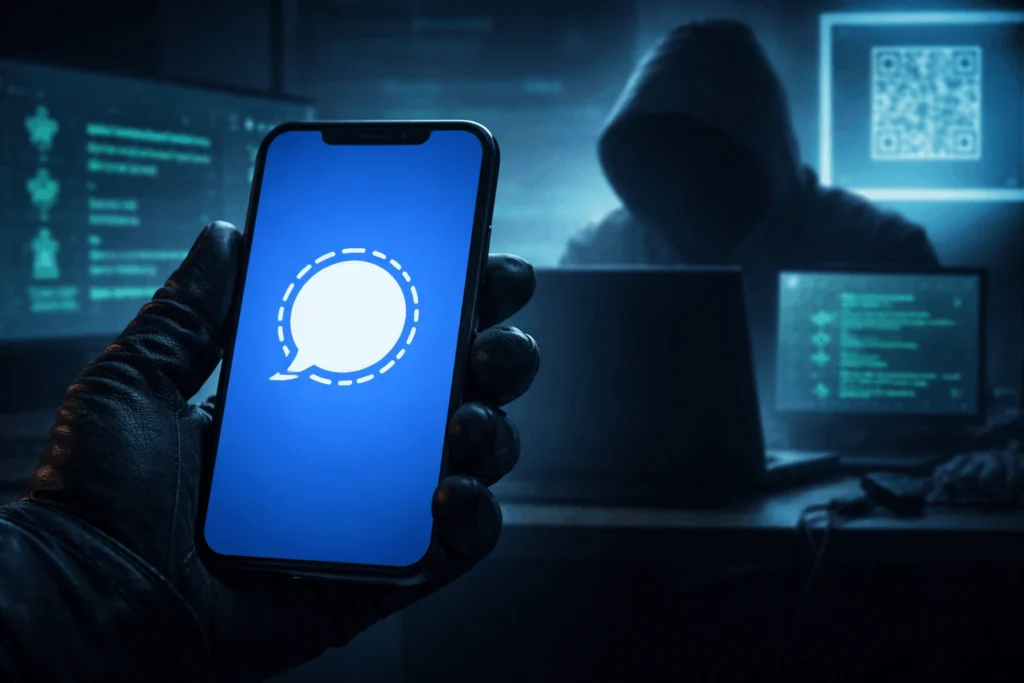 Signal account hijacking